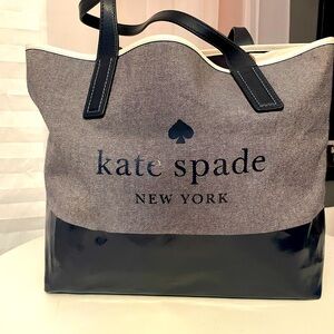 Kate Spade Ash Street tote. Blue and grey
